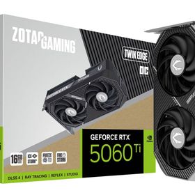 ZOTAC GAMING GeForce RTX 5060 Ti 16GB Twin Edge OCのメイン画像