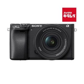 ソニー α6400 パワーズームレンズキット ブラック [ILCE-6400K B] SONY ミラーレス一眼カメラ APS-C