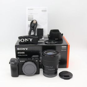 SONY(ソニー) APS-C ミラーレス一眼カメラ α6400 高倍率ズームレンズキット(同梱レンズ:SEL18135) ブラック ILCE-6400M