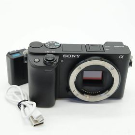 ソニー(SONY)の【シャッター回数4899回】■ほぼ新品■α6400 ボディ(レンズなし)ブラック(ミラーレス一眼)