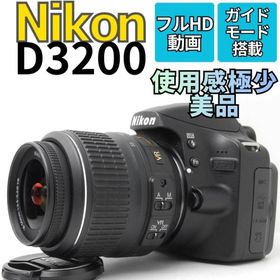 ニコン(Nikon)の【美品コンディション】Nikon D3200 スマホ転送 フルHD動画 高画質(デジタル一眼)