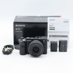 ソニー(SONY)のSONY α7C ズームレンズキット ブラック(ミラーレス一眼)