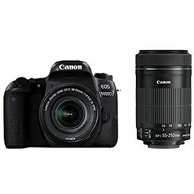 【中古】「非常に良い」Canon デジタル一眼レフカメラ EOS 9000D ダブルズームキット EF-S18-55mm/EF-S55-250mm 付属 EOS9000D-WKIT(デジタル一眼)
