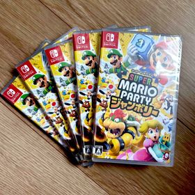 Switch スーパー マリオパーティ ジャンボリー シュリンク付き 5枚セット(家庭用ゲームソフト)