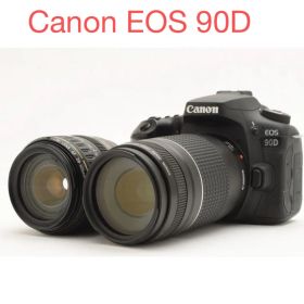 デジタル 一眼レフ カメラCanon EOS 90D標準&望遠ダブルレンズセット