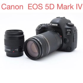 一眼レフ カメラ Canon EOS 5D Mark IV標準&望遠レンズセット