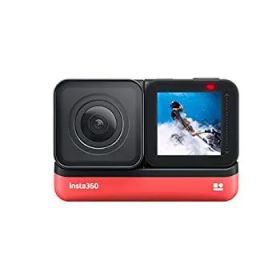 【中古】「非常に良い」Insta360 ONE R 4K版（ONE R コア＋4K広角モジュール） 360度アクションカメラ 4K広角 撮影 FlowState 手ブレ補正 5m防水パノラマカメラ スポー