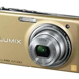 【中古】 パナソニック デジタルカメラ LUMIX FX77 レオパードゴールド DMC-FX77-N