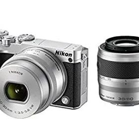 【中古】 Nikon ニコン ミラーレス一眼 Nikon ニコン 1 J5 ダブルズームキット シルバー J5WZSL