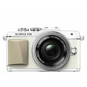 【中古】OLYMPUS PEN E-PL7 14-42mm EZレンズキット ホワイト ミラーレス一眼 E-PL7 EZ LKIT WHT(ミラーレス一眼)