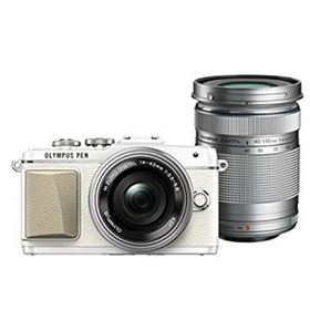 【中古】「非常に良い」OLYMPUS PEN E-PL7 EZダブルズームキット ホワイト ミラーレス一眼 E-PL7 EZ DZKIT WHT(ミラーレス一眼)