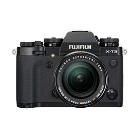【中古】富士フイルム(FUJIFILM) ミラーレス一眼カメラ X-T3レンズキット ブラック X-T3LK-B(ミラーレス一眼)