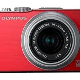 【中古】【非常に良い】OLYMPUS ミラーレス一眼 PEN Lite E-PL3 レンズキット レッド E-PL3 LKIT RED