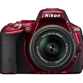 【中古】Nikon デジタル一眼レフカメラ D5500 18-55 VRII レンズキット レッド 2416万画素 3.2型液晶 タッチパネル D5500LK18-55RD