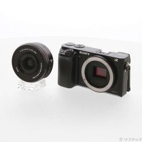 〔中古〕SONY(ソニー) α6000 パワーズームレンズキット ブラック ILCE-6000L〔349-ud〕