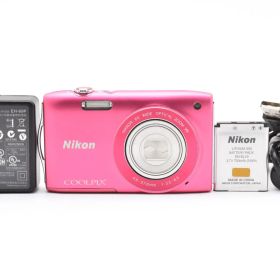 Nikon ニコン COOLPIX S3300 ピンク /2950 動作OK 返金保証