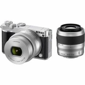 【中古】 ニコン Nikon ミラーレス一眼 ニコン Nikon1 J5 ダブルズームキット シルバー J5WZSL micro 当店保証30日間 人気 ミラーレス一眼 ミラーレス デジタルカメラ 中古