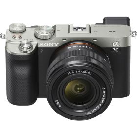 SONY ソニー ミラーレス一眼カメラ・ズームレンズキット α7C シルバー ILCE-7CLS [ILCE7CLS]【RNH】