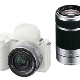Sony ZV-E10M2X/W デジタル一眼カメラ α VLOGCAM ZV-E10 II ダブルズームレンズキット ホワイト