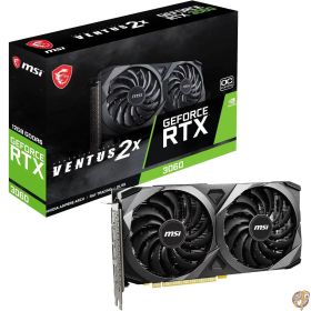 【25日最大2000円クーポン】MSI GeForce RTX 3060 VENTUS 2X 12G OC グラフィックスボード VD7553
