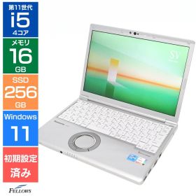 【Cランク 訳あり】中古 ノートパソコン Panasonic Let's note SV1 Win11 Pro 第11世代 Core i5 1145G7 メモリ16GB SSD 256GB 12.1インチ Webカメラ 顔認証 Wi-Fi6 パナソニック レッツノート 軽量