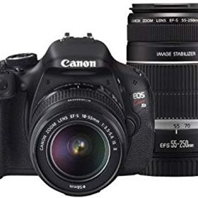【中古】Canon デジタル一眼レフカメラ EOS Kiss X5 ダブルズームキット EF-S18-55mm/EF-S55-250mm付属 KISSX5-WKIT