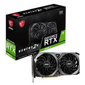 【中古】 MSI グラフィックスボード GeForce RTX 3060 Ti VENTUS 2X 8GD6X OC VD8383