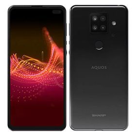 【中古】【安心保証】 AQUOS sense4 plus SH-M16[128GB] SIMフリー ブラック
