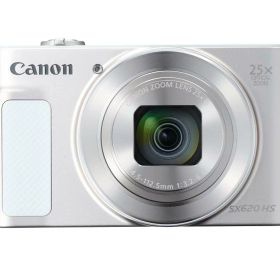 【中古】【整備済み品】 Canon コンパクトデジタルカメラ PowerShot SX620 HS ホワイト 光学25倍ズーム/Wi-Fi対応 PSSX620HSWH