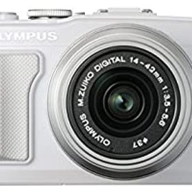【中古】【39shop】OLYMPUS★ミラーレス一眼 PEN Lite E-PL6 レンズキット ホワイト E-PL6 LKIT WHT（良い）