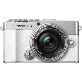 OLYMPUS オリンパス ミラーレス一眼カメラ OLYMPUS PEN E-P7 14-42mm EZレンズキット [ホワイト][ラッピング可] R-LOGI