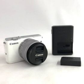 《ジャンク扱い》Canon ミラーレス一眼カメラ EOS M10 EF-M15-45 IS STM レンズキット EOSM10WH-1545ISSTMLK/併売《家電・山城店》A4224