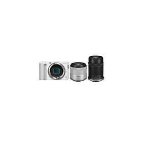【新品】キヤノン EOS R50 V ホワイト ダブルズームキット ミラーレス一眼 RF-S14-30 IS STM PZ付 4K動画 Vlog Canon