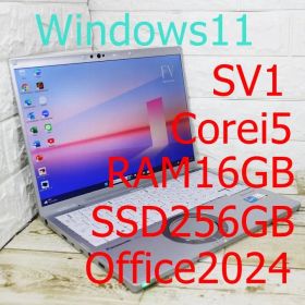 レッツノート cf-fv1 RAM16GB 11世代i5 Office2024