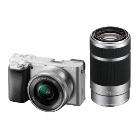 【中古】【1年保証】【美品】SONY α6400 ダブルズームレンズキット (16-50mm + 55-210mm) シルバー [ILCE-6400Y]
