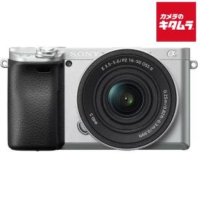 ソニー α6400 パワーズームレンズキット シルバー [ILCE-6400K S] SONY アルファ ミラーレス一眼 APS-C 4K