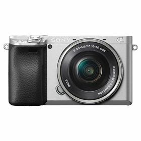 【中古】「非常に良い」SONY(ソニー) APS-C ミラーレス一眼カメラ α6400 パワーズームレンズキット(同梱レンズ:SELP1650) シルバー ILCE-6400L S