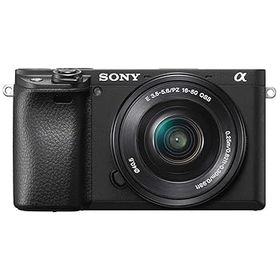 【中古】【39shop】SONYソニー★APS-C ミラーレス一眼カメラ α6400 パワーズームレンズキットレンズ:SELP1650 ブラック ILCE-6400L B（非常に良い）