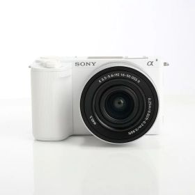 【中古】 (ソニー) SONY VLOGCAM ZV-E10M2K ホワイト【中古カメラ デジタル一眼】 ランク：AB