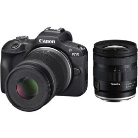 CANON(キヤノン) 【セット 広角撮影をプラス ズームレンズ1本】EOS R100 ダブルズームキット＋タムロン11-20mmセット