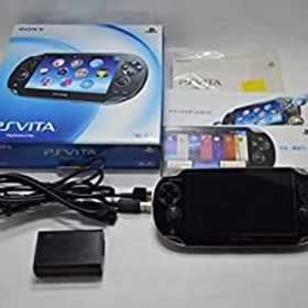 【中古】PlayStation Vita (プレイステーション ヴィータ) Wi‐Fiモデル クリスタル・ブラック (PCH-1000 ZA01) 【メーカー生