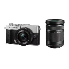 [新品]OLYMPUS オリンパス ミラーレス一眼カメラ PEN E-P7 EZダブルズームキット シルバー