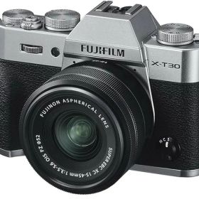 【中古】【1ヶ月保証】 富士フイルム FUJIFILM X-T30 XCレンズキット シルバー X-T30LK-1545-S ミラーレス一眼