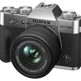 新品 富士フイルム ミラーレス FUJIFILM X-T30 II XC15-45mmレンズキット（E） [シルバー] フジフイルム メーカー保証書無