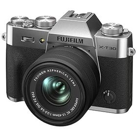 【中古】富士フイルム(FUJIFILM) ミラーレス一眼 X-T30II XCレンズキット シルバー F X-T30 II LK-1545-S JP 日英二言語モデル