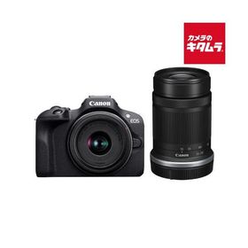 キヤノン EOS R100 ダブルズームキット Canon ミラーレス一眼カメラ Wi-Fi搭載 入門 初心者 《納期約１−２週間》