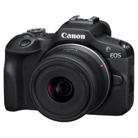 【中古】【1ヶ月保証】 キヤノン Canon ミラーレス一眼カメラ EOS R100 標準ズームレンズキット(RF-S18-45) ブラック EO