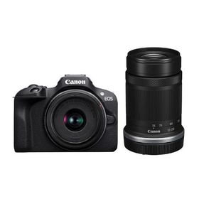 【中古】【1ヶ月保証】 キヤノン Canon ミラーレス一眼カメラ EOS R100 ダブルズームキット(RF-S18-45/RF-S55-210