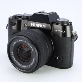 【中古】[美品] FUJIFILM X-T50 XC15-45mmレンズキット ミラーレス一眼カメラ ブラック [ズームレンズ] _GP00018462