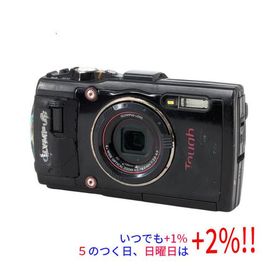 【中古】OLYMPUS STYLUS TG-3 Tough ブラック 1600万画素 本体いたみ